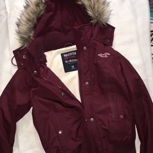 All-Weather Maroon Jacket